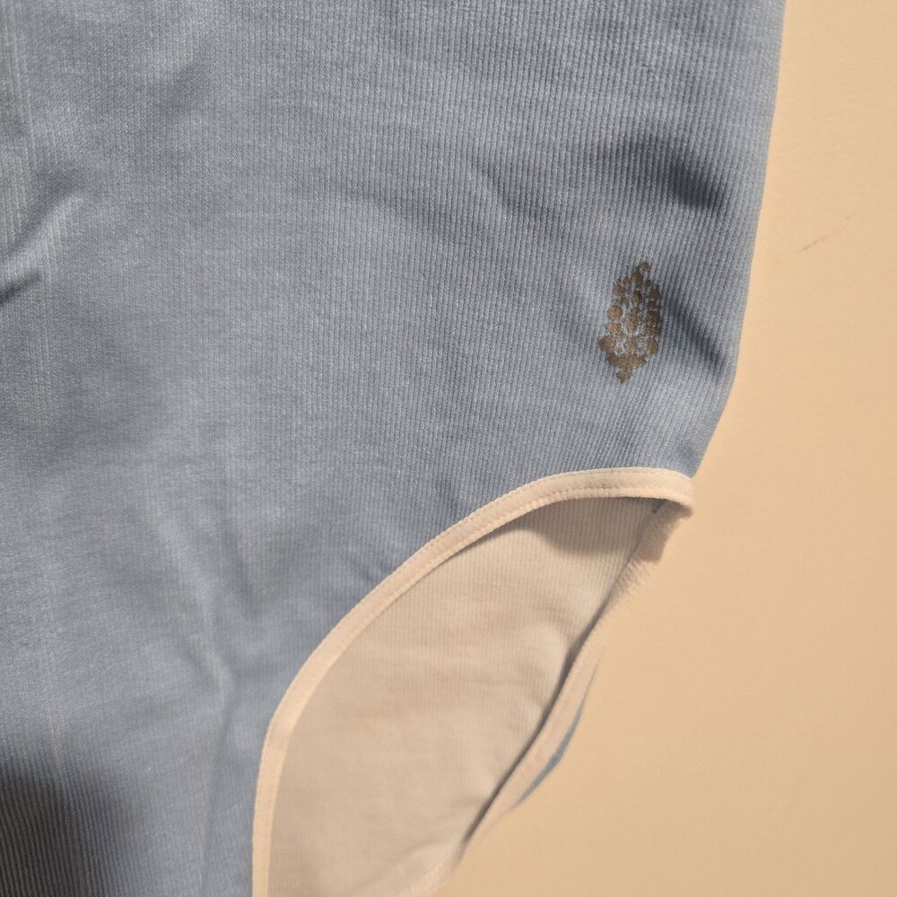 Free People FP Movement Power Play Bodysuit Baby Blue Size M/L Athletic Sporty - Picture 13 of 13